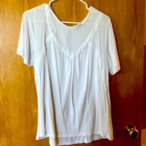 White embroidered blouse